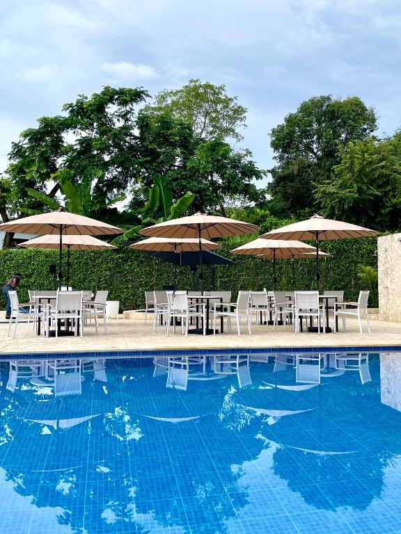 Bazén v ubytování Ivanna Hotel Campestre nebo v jeho okolí
