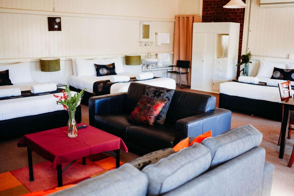 Posezení v ubytování Maleny Hotel