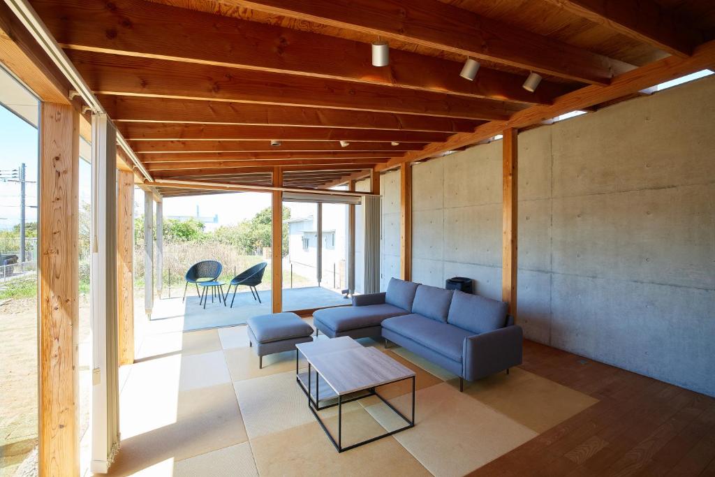 Χώρος καθιστικού στο Date Villa Awaji