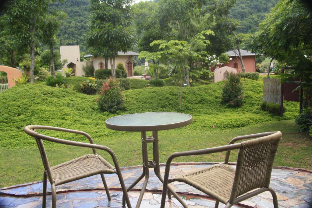 Zahrada ubytování Ville De La Vie Khao Yai