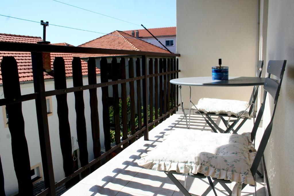 Balkón alebo terasa v ubytovaní Luna Maris Apartments