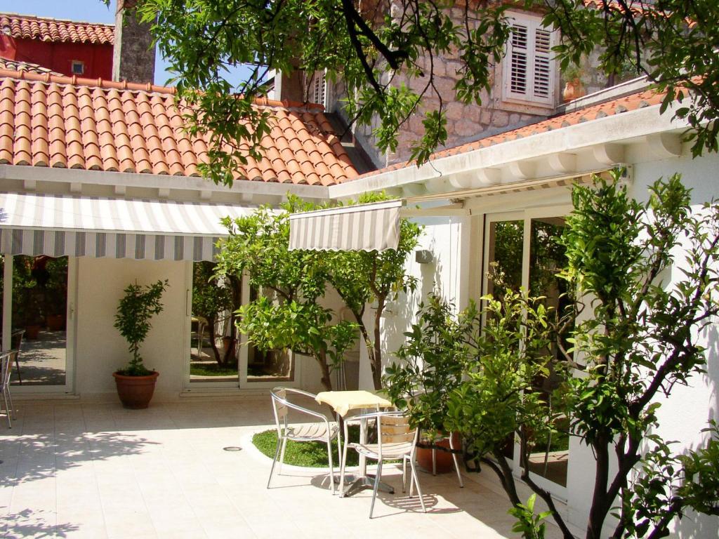 Zahrada ubytování Apartments Benussi