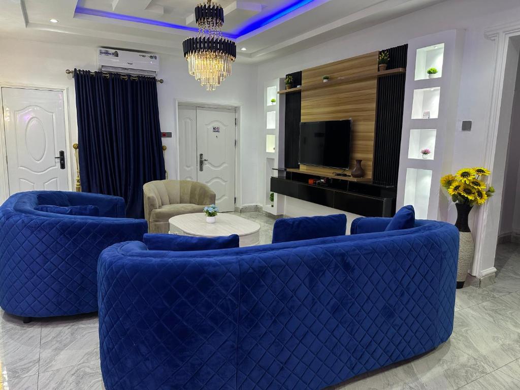 TV a/nebo společenská místnost v ubytování Sovic Smart Apartments