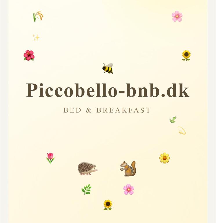 Certifikát, hodnocení, plakát nebo jiný dokument vystavený v ubytování Piccobello Bed & Breakfast Valløby Køge