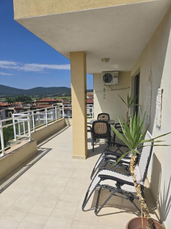 Balkón nebo terasa v ubytování Апартамент "Paradise" Червенка