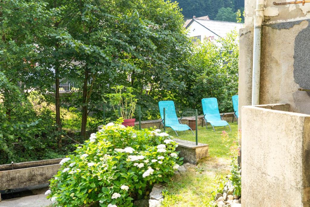 Zahrada ubytování Chambres d'hôtes A la Fecht Nature et Bien-être