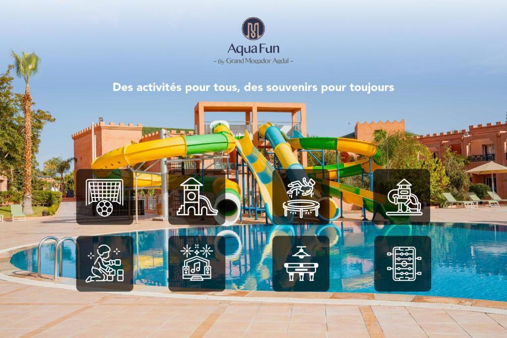 Bazén v ubytování Aquafun By Grand Mogador Agdal nebo v jeho okolí