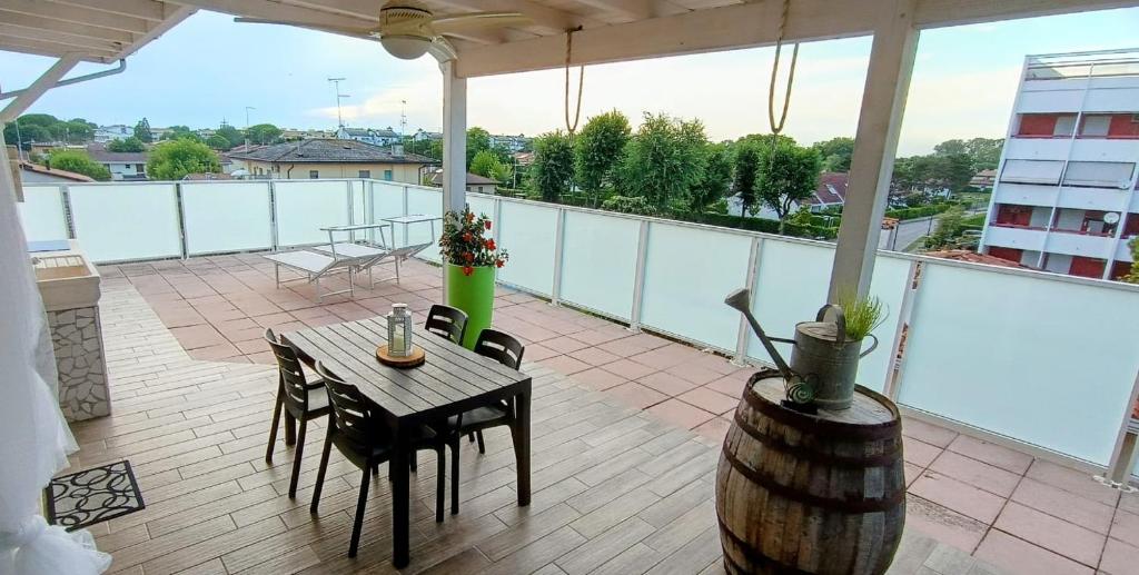 Μπαλκόνι ή βεράντα στο Penthouse Liberty attico