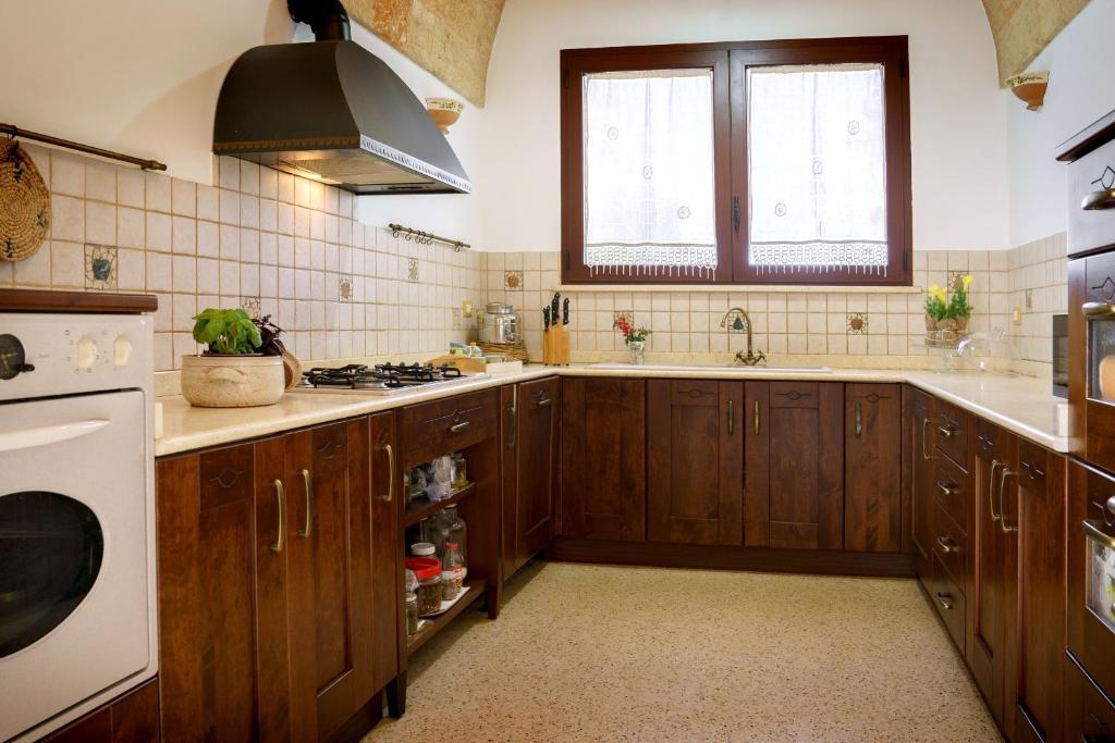 Kuchyň nebo kuchyňský kout v ubytování Villa Nichil