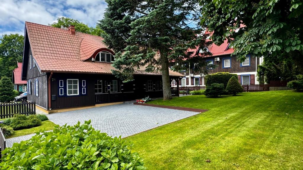 Zahrada ubytování Vila Nidutė