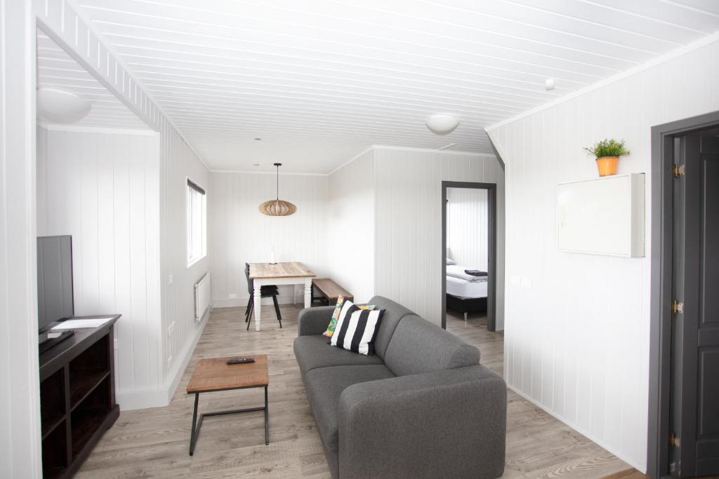 Posezení v ubytování Ocean Break Cabins