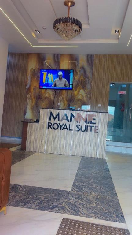 TV a/nebo společenská místnost v ubytování Mannie Royal Suite