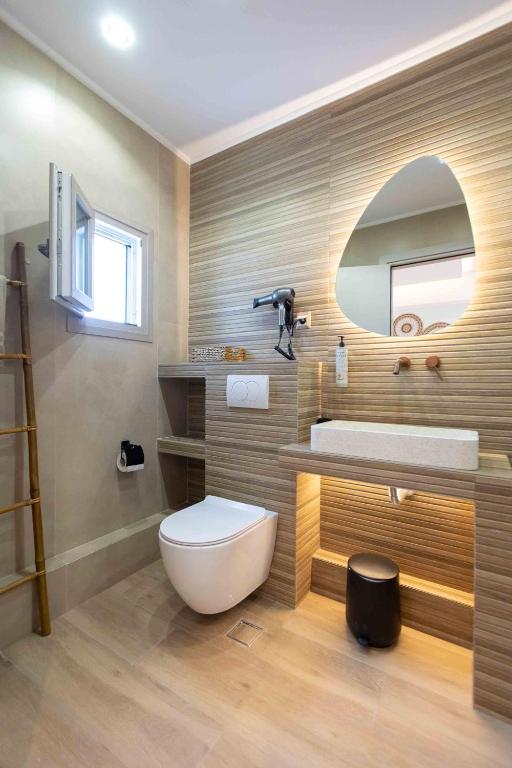 Koupelna v ubytování Linari Sea & Suites