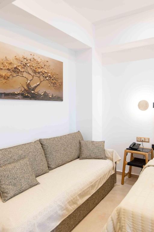 Posezení v ubytování Linari Sea & Suites