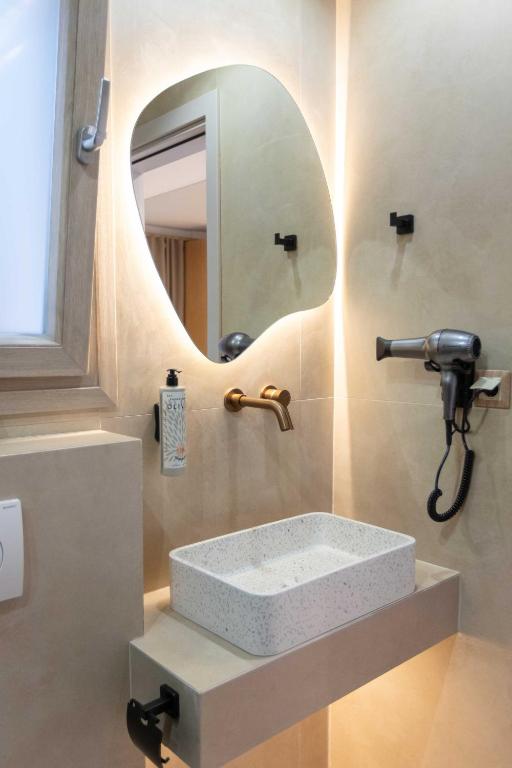 Koupelna v ubytování Linari Sea & Suites