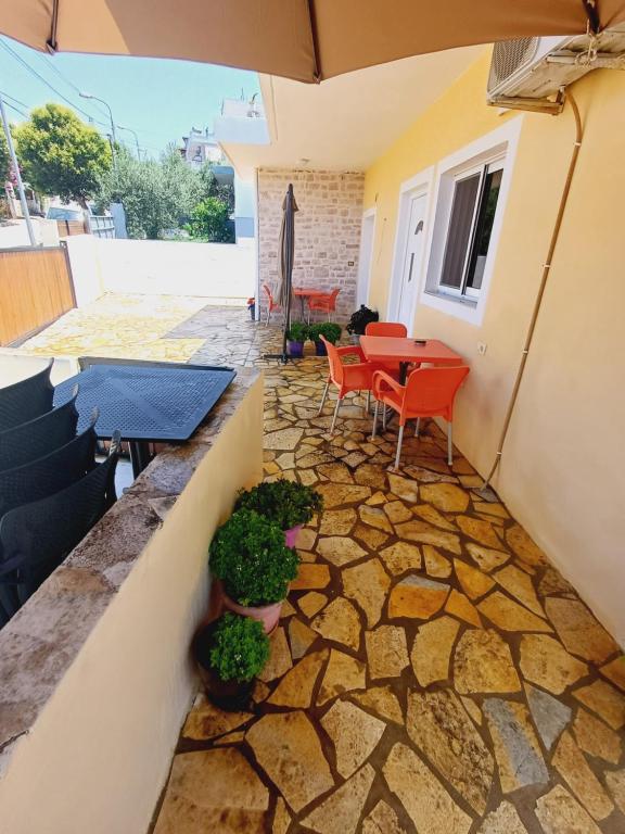 Patio nebo venkovní prostory v ubytování VILLA SILVI KSAMiL
