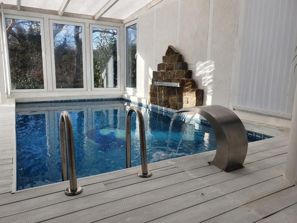 Πισίνα στο ή κοντά στο Ferienwohnung mit Sauna und Pool