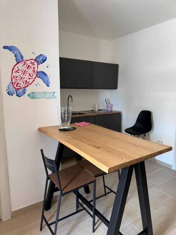 Kuchyň nebo kuchyňský kout v ubytování Casa Mareblu