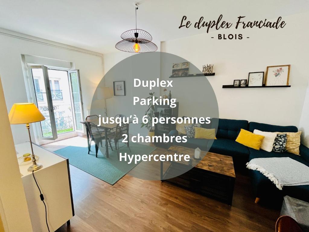 Le Duplex Franciade, centre-ville, parking, 2 chambres