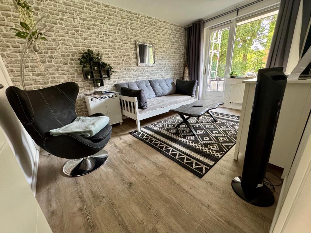 Χώρος καθιστικού στο Zwei Zimmer Appartement