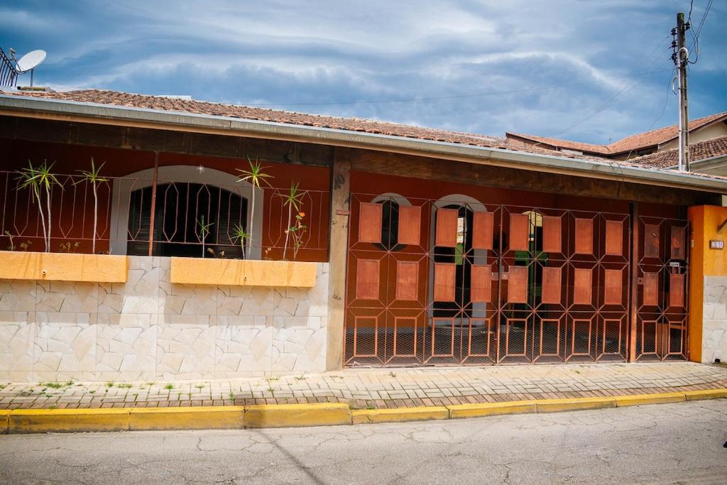 Bygningen som feriehuset ligger i