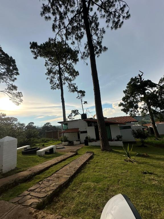 Zahrada ubytování Cabaña DAGO
