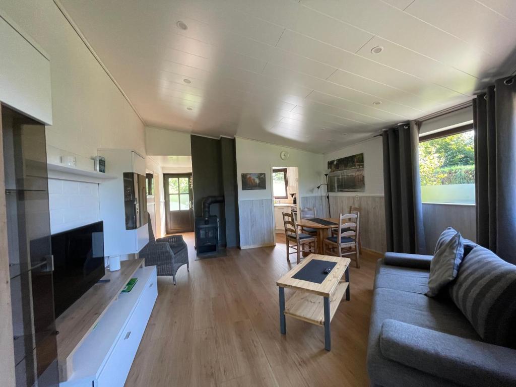 Et opholdsområde på Fichtenhain - Lastering Ferienhäuser & Apartments