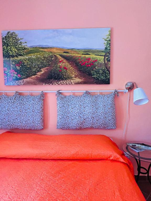 Postel nebo postele na pokoji v ubytování Il Gelso