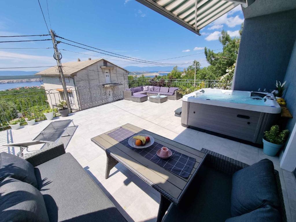 Posezení v ubytování Holiday home in Jadranovo 41882
