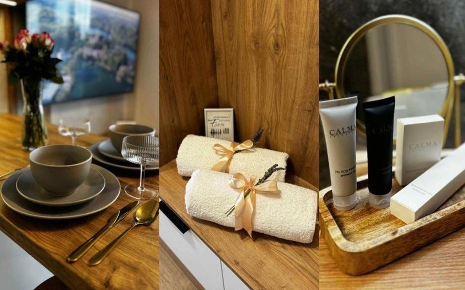 Kemudahan buat kopi dan teh di Apartament Forte Studio