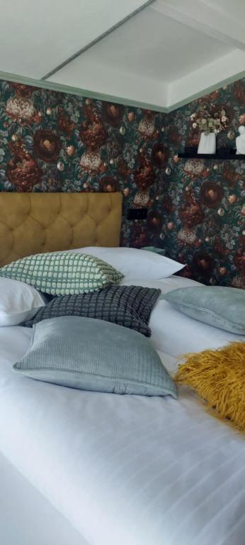 Łóżko lub łóżka w pokoju w obiekcie Apartmány Javorek