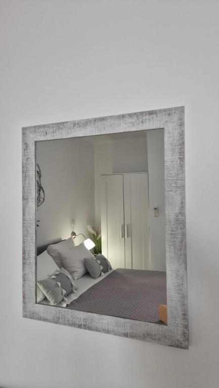 Posteľ alebo postele v izbe v ubytovaní Kalamia's cozy apartment