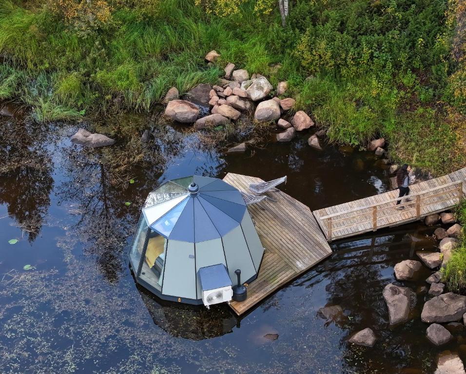 Příroda nedaleko luxury tent