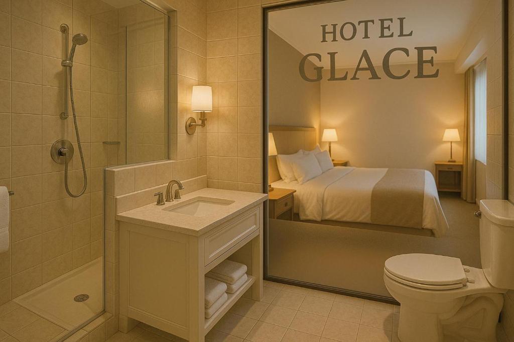 Koupelna v ubytování Hotel Glace By Tranquil
