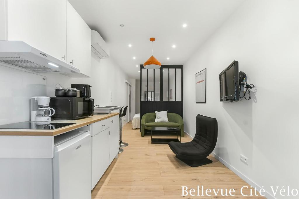 Les Bellevue Cité Trivalle "3 Apartments, 1 with Terrace & Private Parking, Aircon, WiFi, 500m from Cité, free public car park 200m" 8
