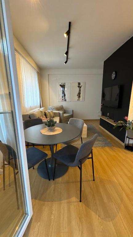 Posezení v ubytování Kaneo Central Apartments