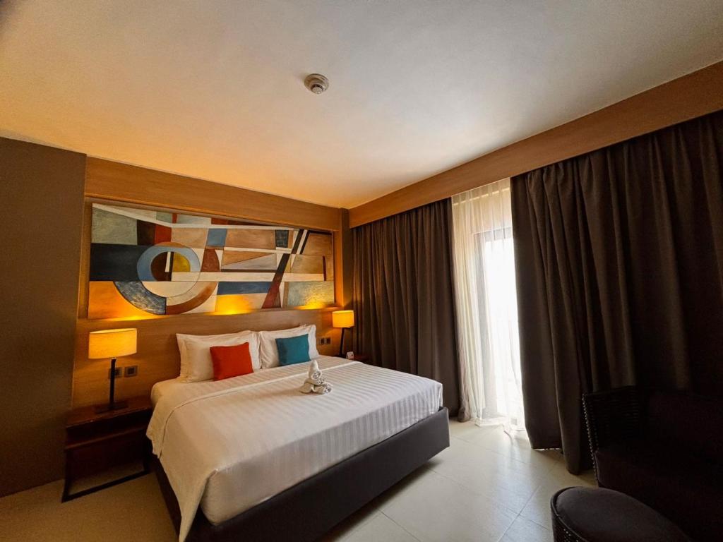 Postel nebo postele na pokoji v ubytování Altabriza Resort Boracay