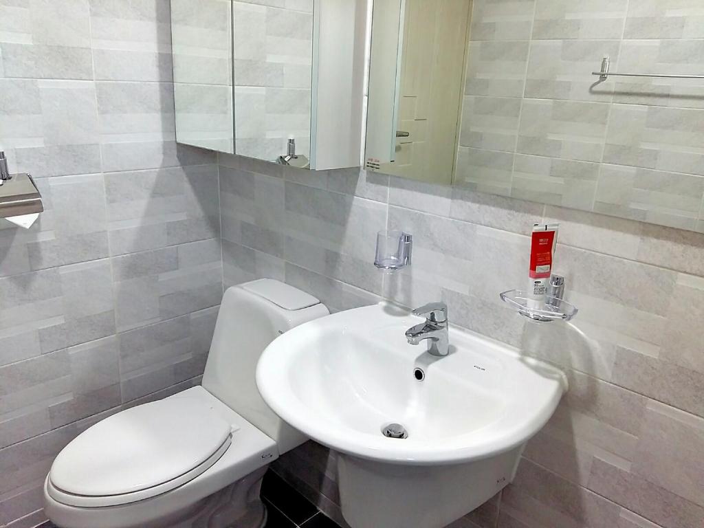 Koupelna v ubytování Bae Bae Guesthouse