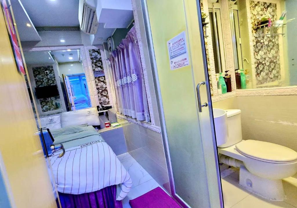 Phòng tắm tại LongWin Hostel - Jordan MTR