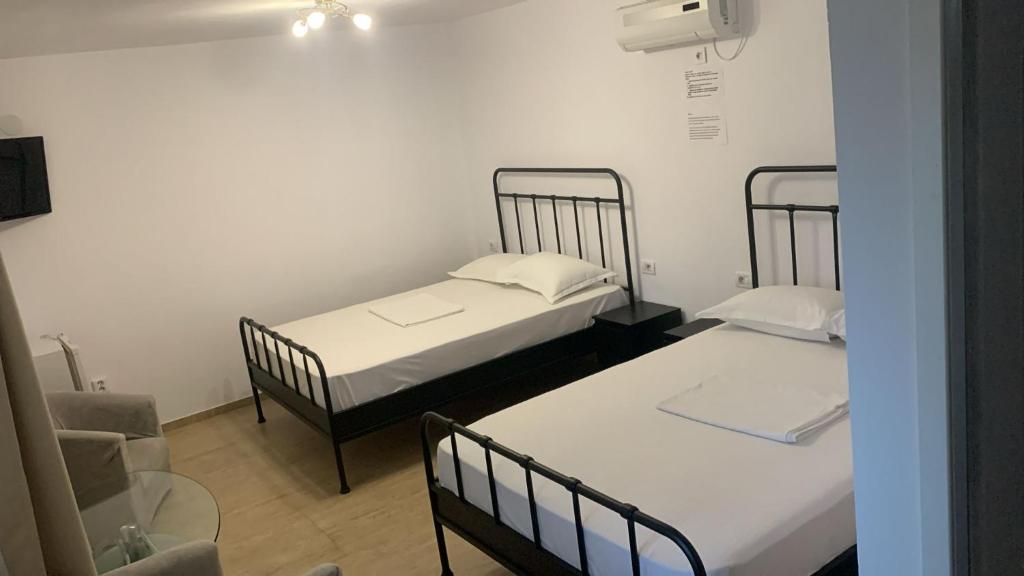 Postel nebo postele na pokoji v ubytování Casa Ciobi