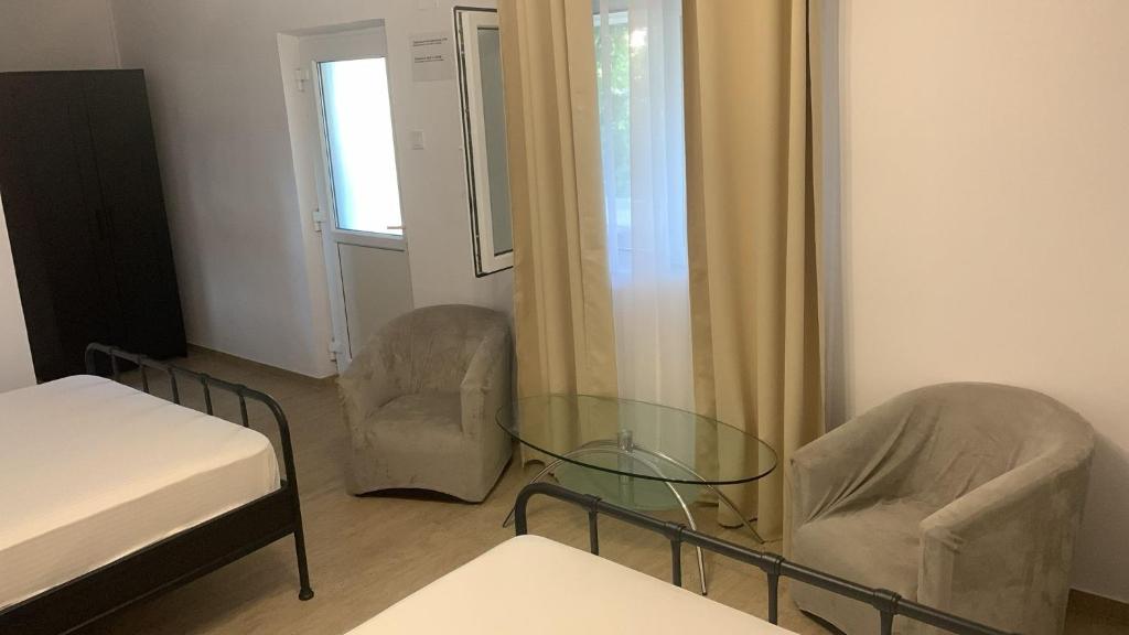 Postel nebo postele na pokoji v ubytování Casa Ciobi
