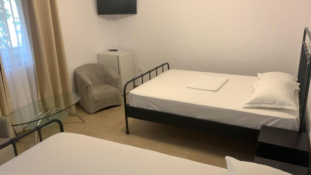 Postel nebo postele na pokoji v ubytování Casa Ciobi
