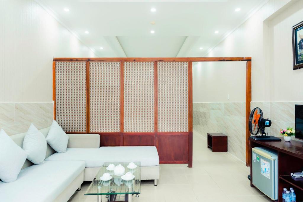 TV a/nebo společenská místnost v ubytování HỒ MÂY PARK Vũng Tàu Khách Sạn - Resort