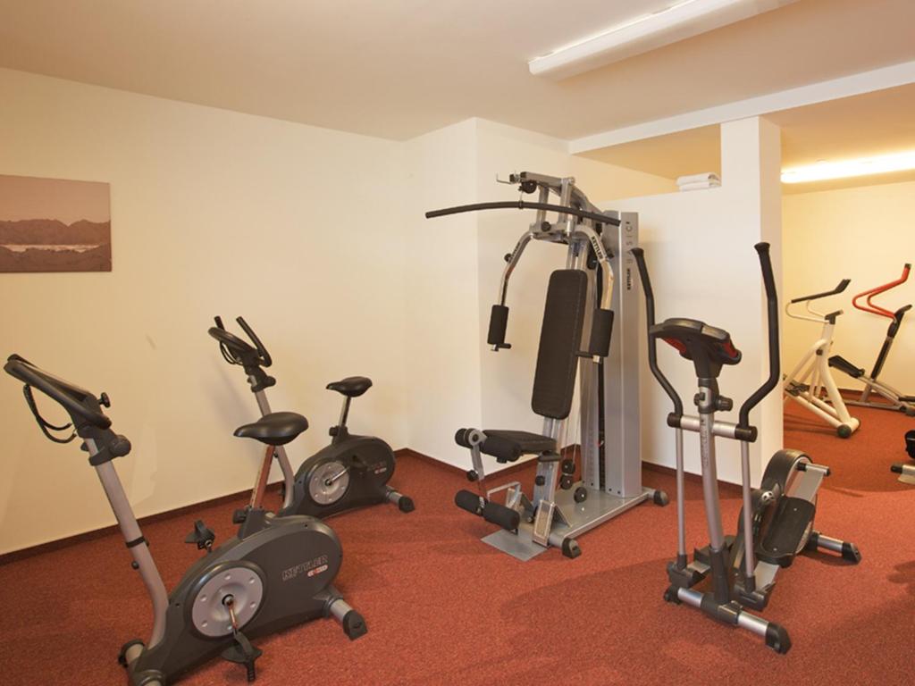 Fitness centrum a/nebo fitness zařízení v ubytování Sporthotel Krone