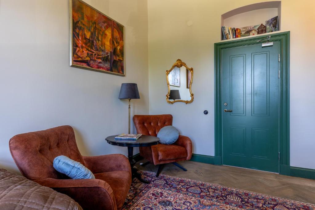 Posezení v ubytování White Brig Guesthouse