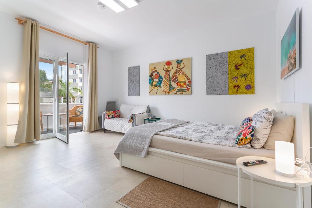 A seating area at Apartment Fantastico 2