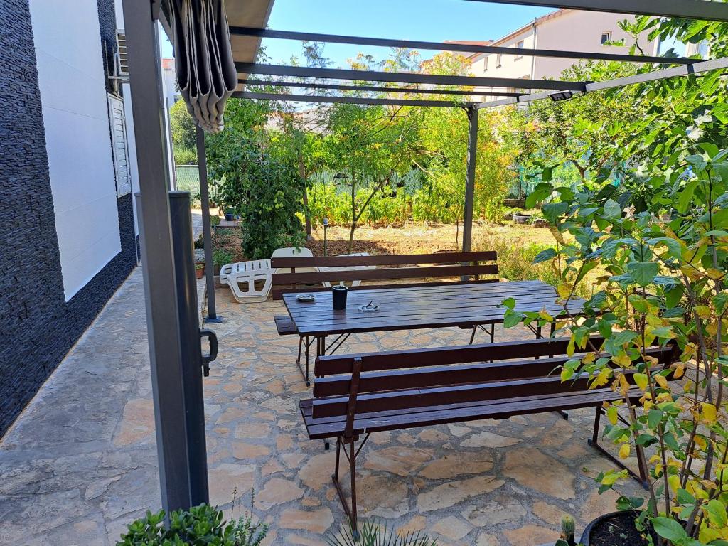 Vonkajšia záhrada v ubytovaní Apartman GRL