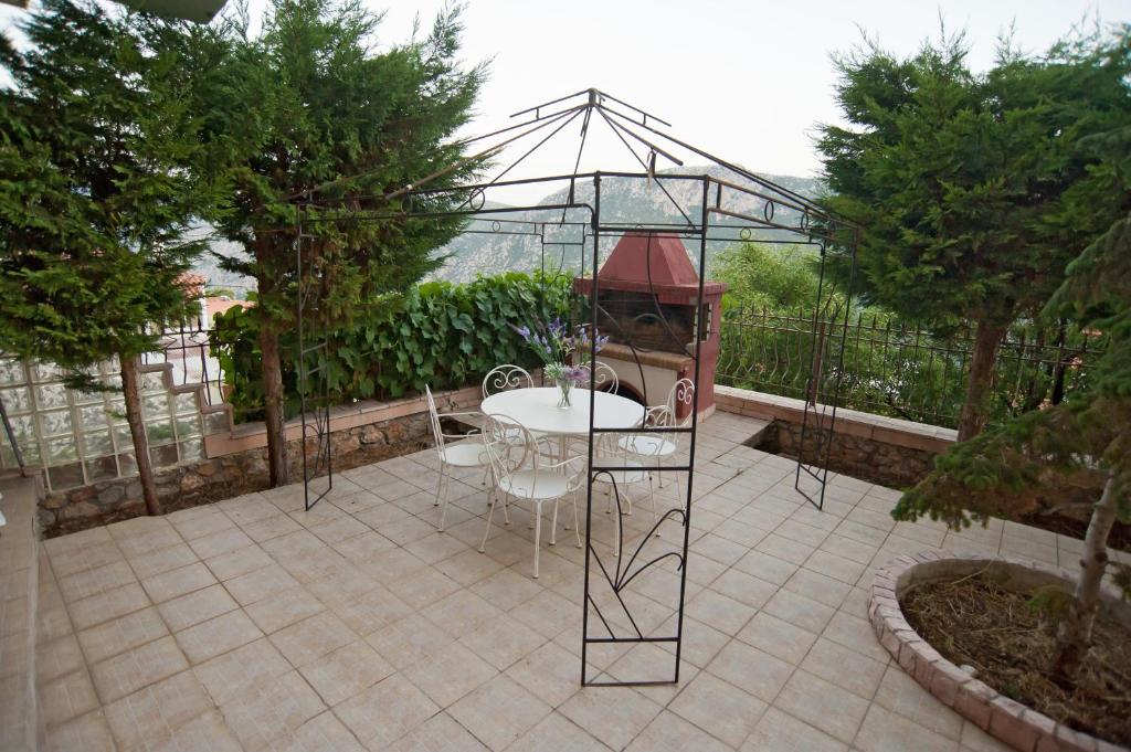 Zahrada ubytování Apollon apartment Delphi