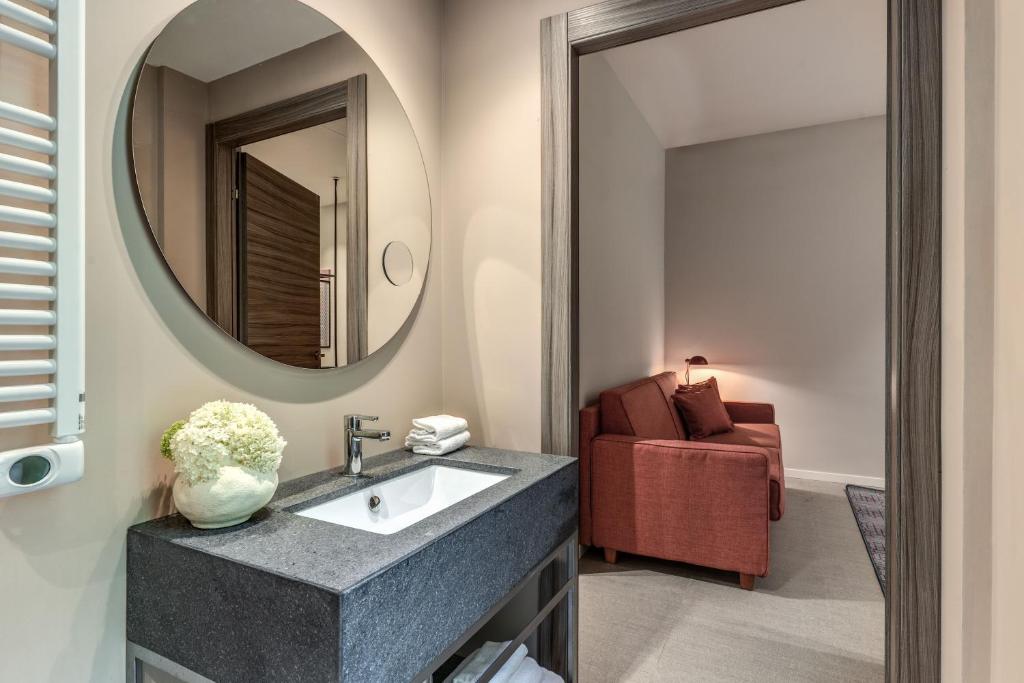 Posezení v ubytování Parioli Cube Hotel