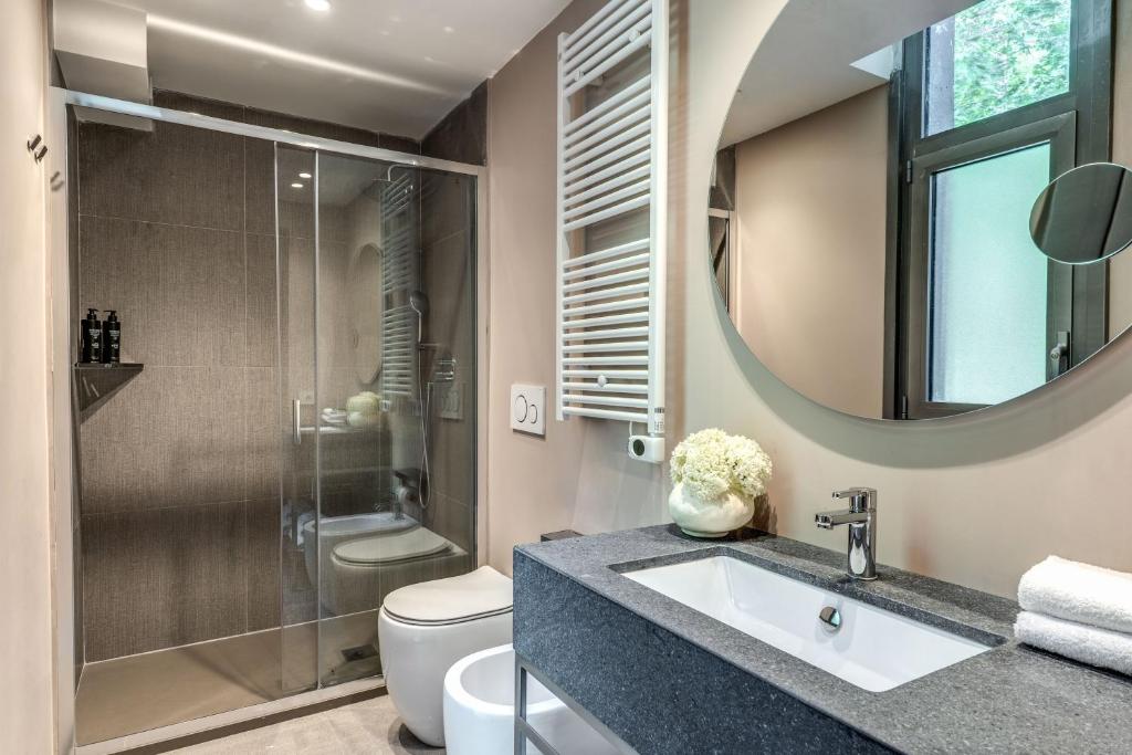 Koupelna v ubytování Parioli Cube Hotel
